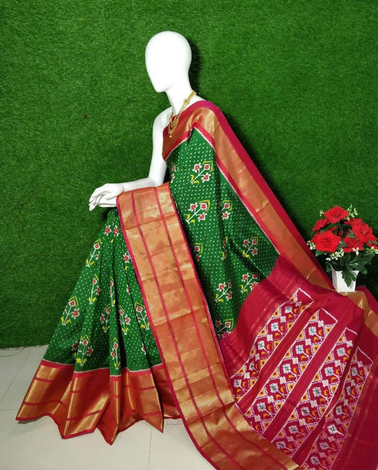 Classic Soft Silk Pochampalli Saree With Contemporary Digital Patterns | Premium Collection