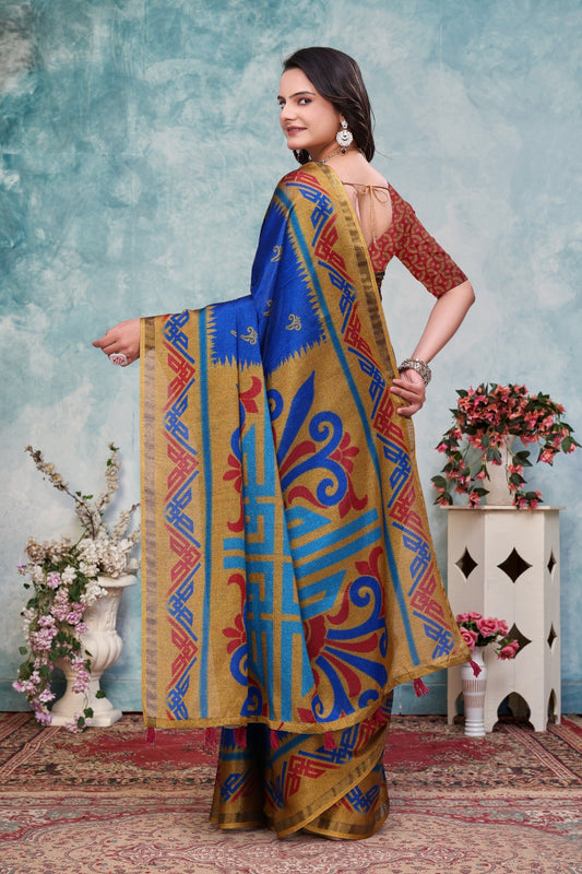 BEAUTIFULLY CRAFTED MAL COTTON BLUE