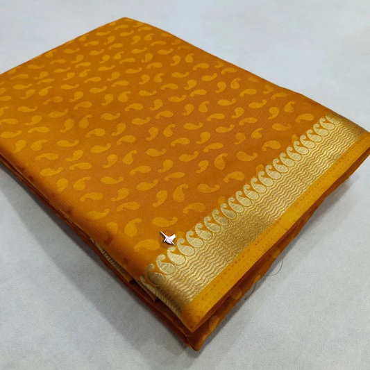 Lightweight Plain Silk Saree With Traditional Mysore Weaving | Premium Collection