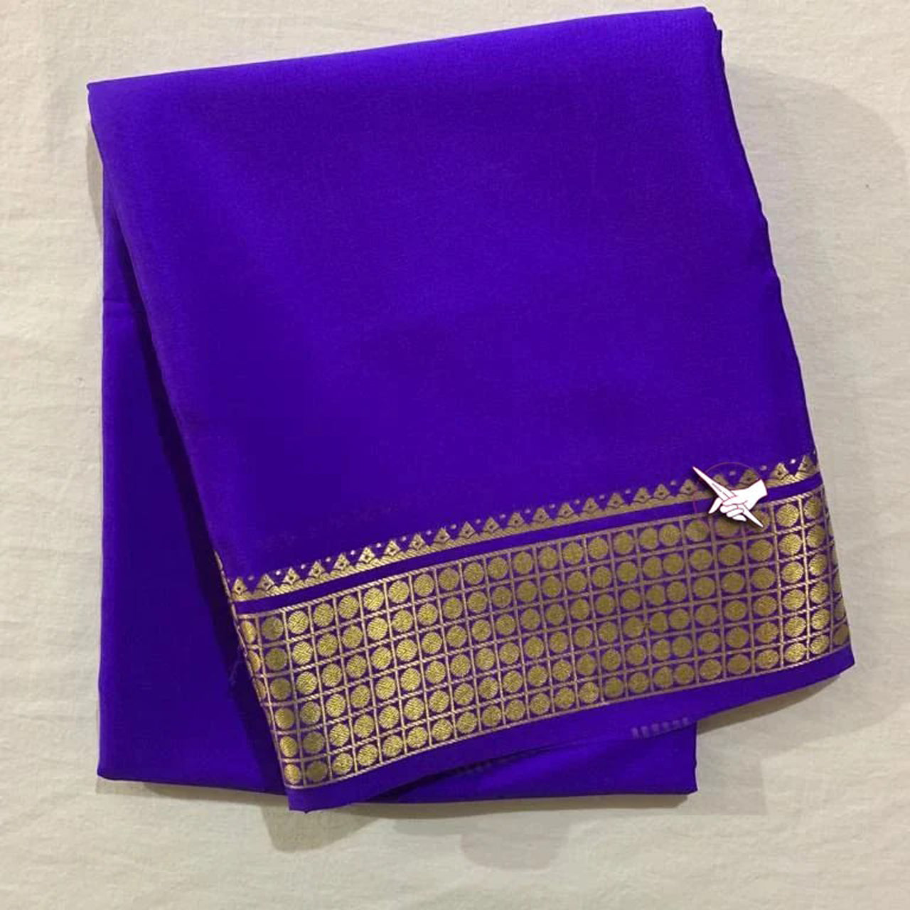 Stunning Purple Kubera Pattu Soft Silk Plain Zari Border Work Saree | Premium Collection