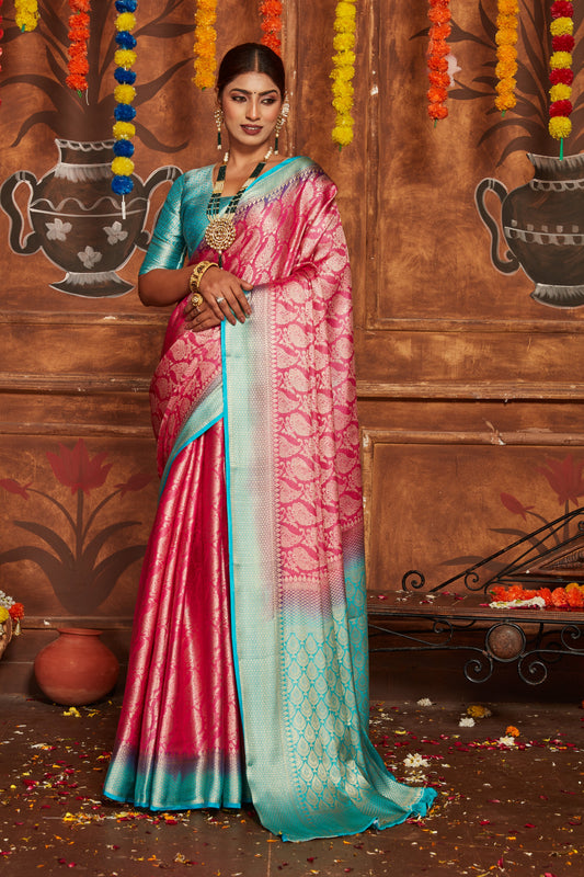 Banarasi Detailed Mysore Silk Saree For Festive And Wedding Wear | Premium Collection