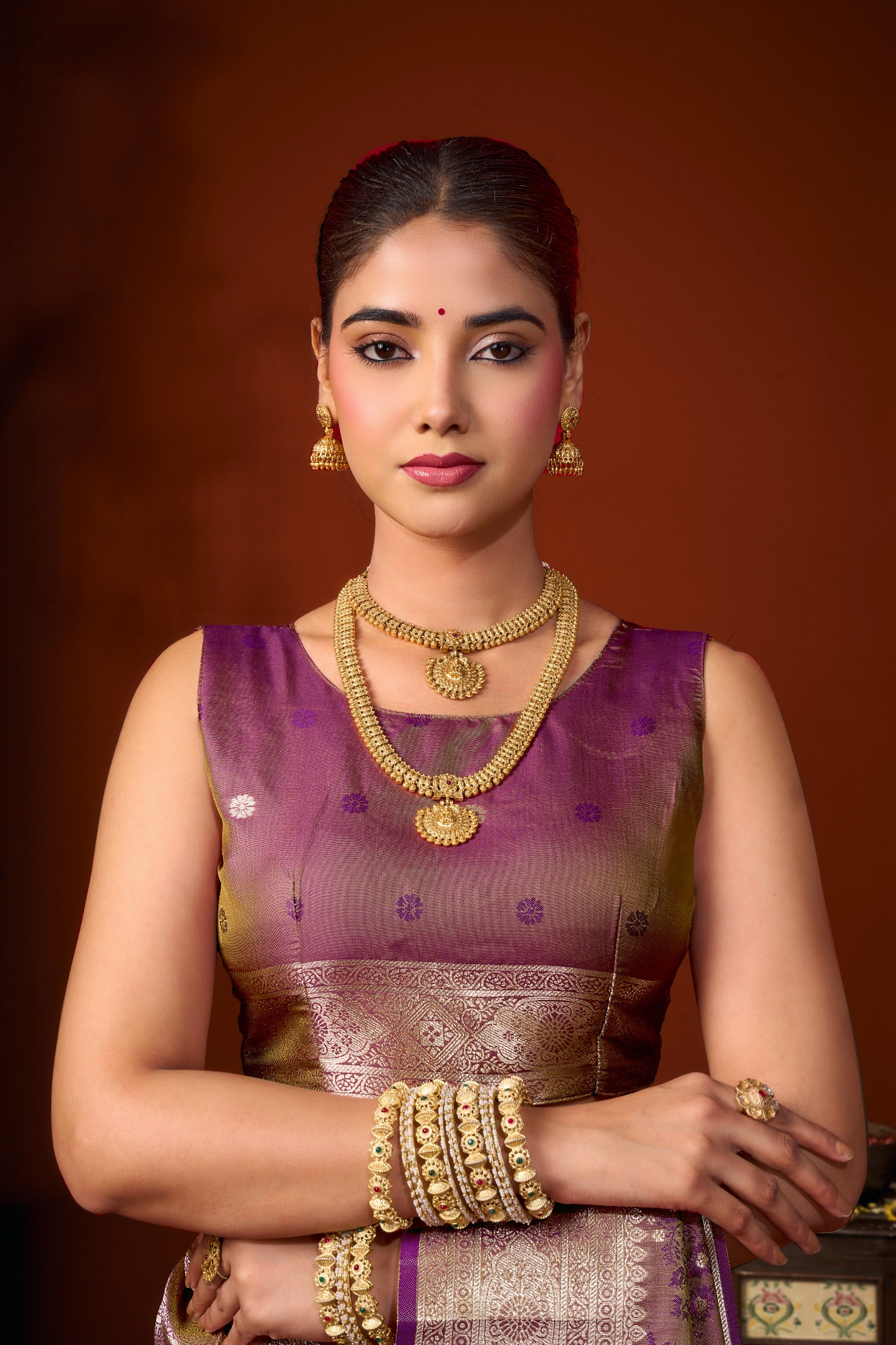 Jacquard Zari Weaving Soft Silk Saree