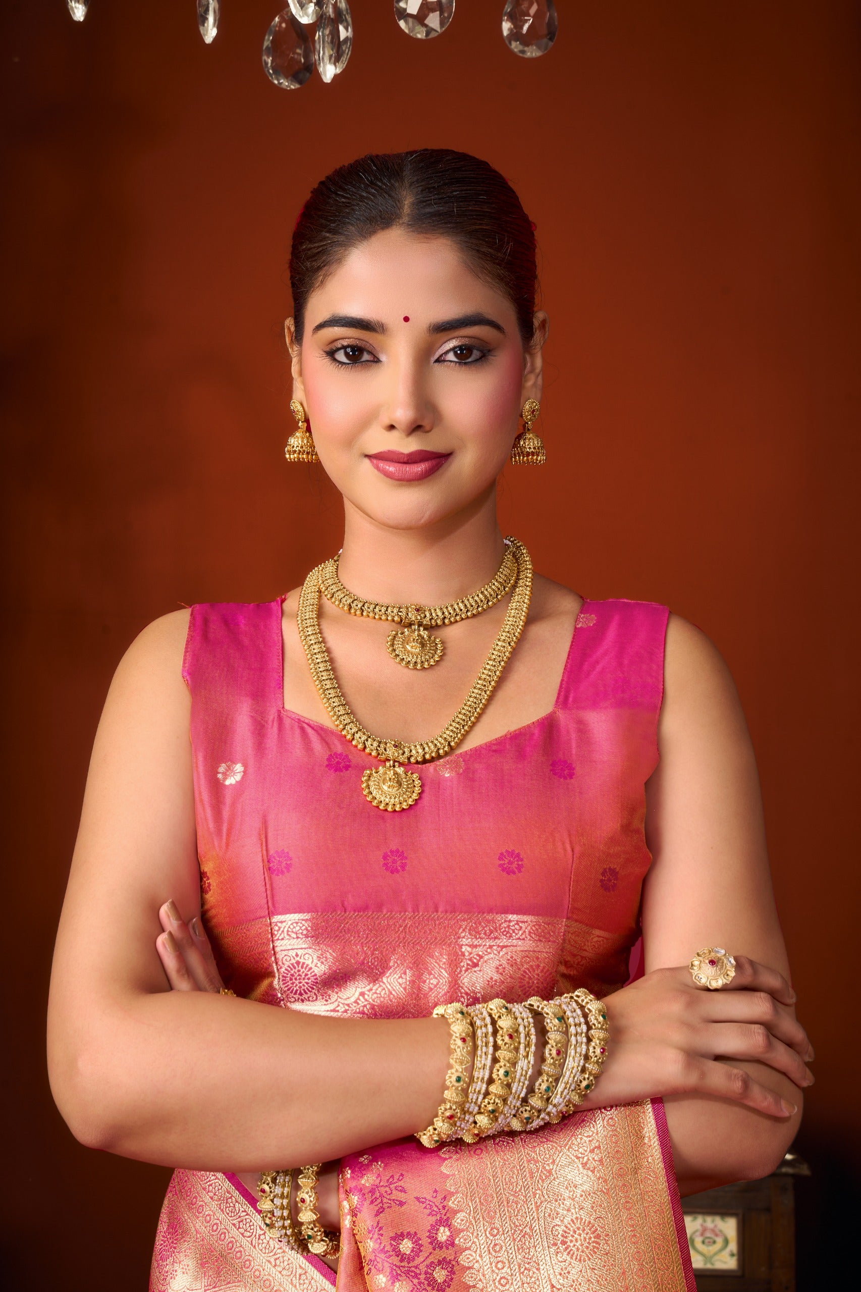 Jacquard Zari Weaving Soft Silk Saree