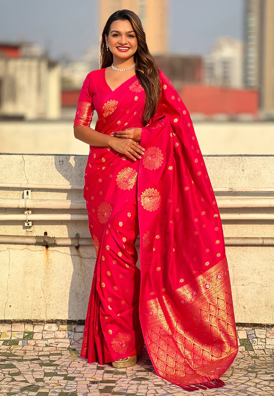 Kasturi Banarasi Soft Silk Saree