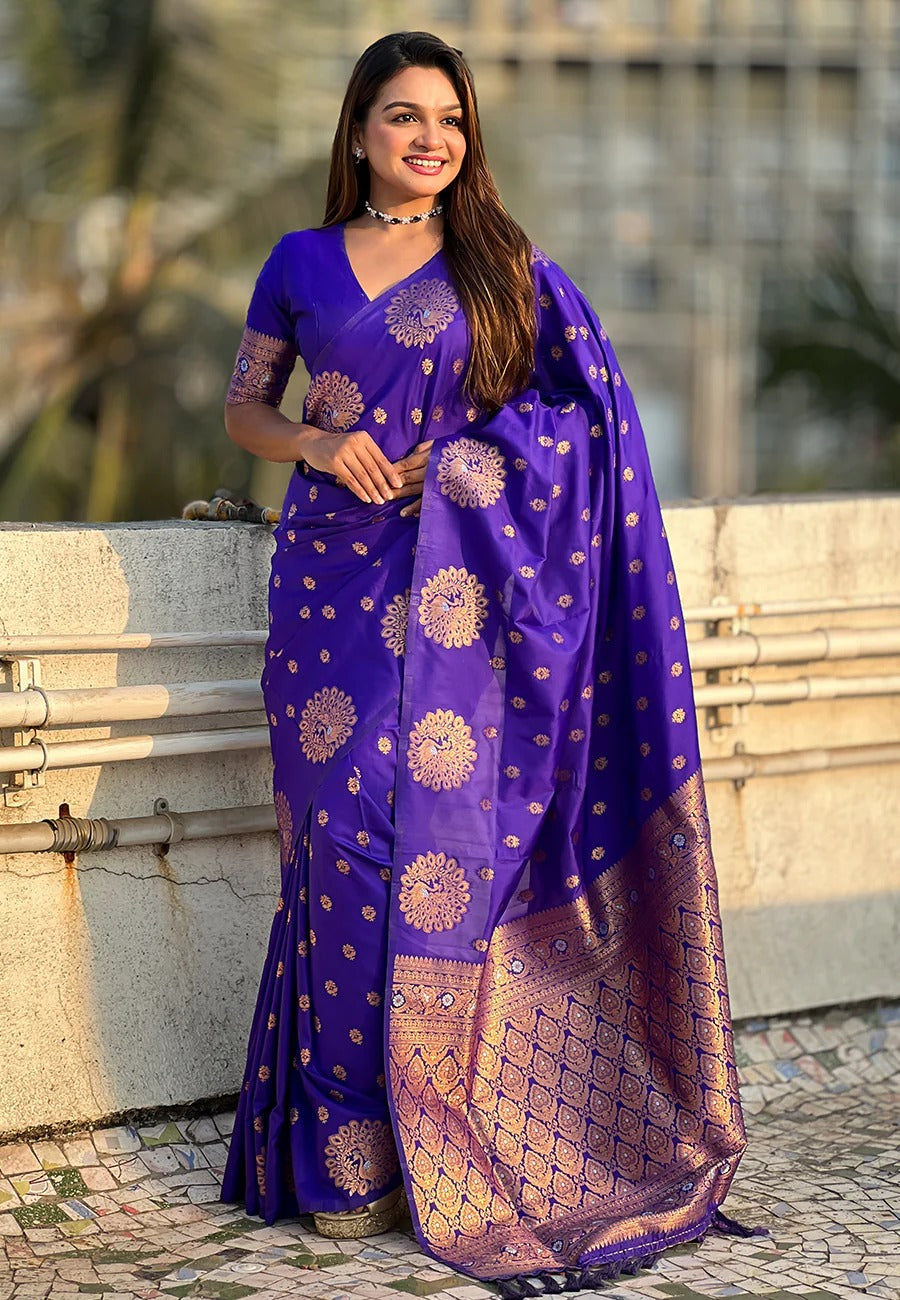 Kasturi Banarasi Soft Silk Saree