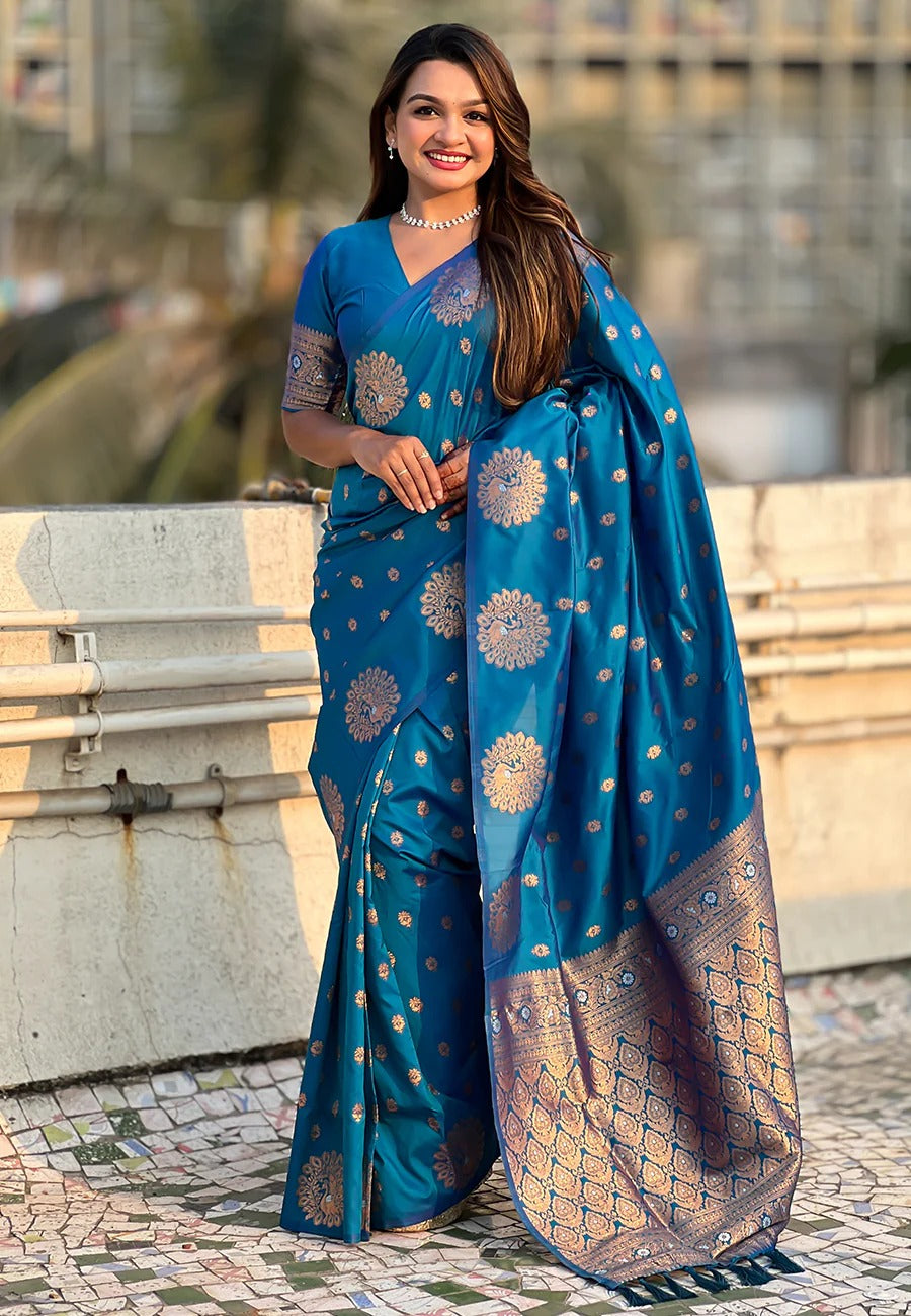 Kasturi Banarasi Soft Silk Saree