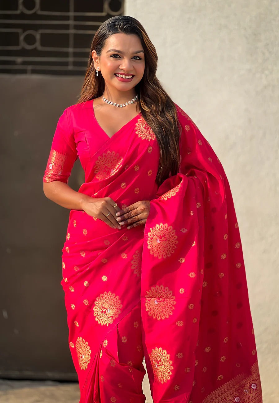 Kasturi Banarasi Soft Silk Saree