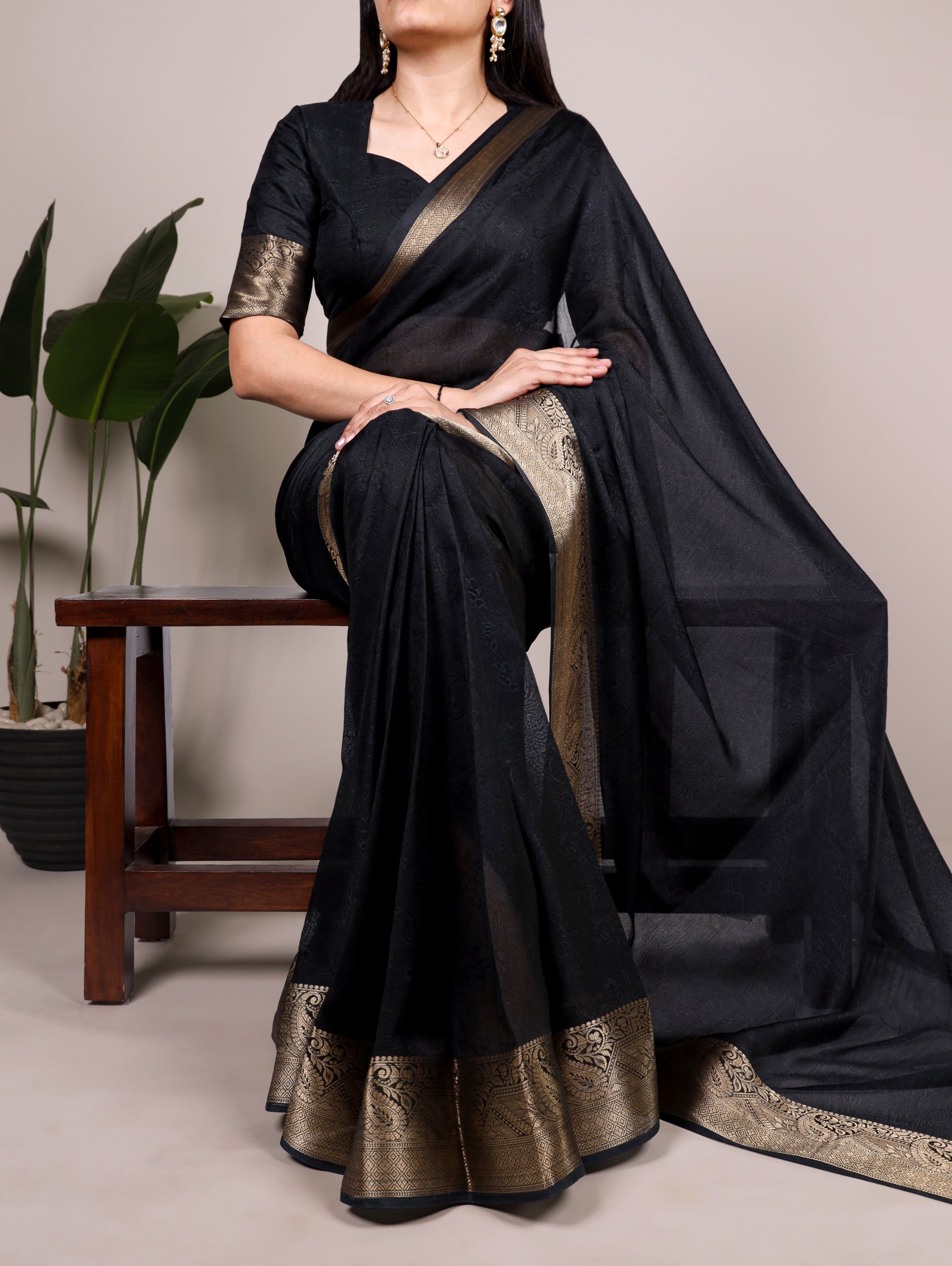 Mass Mello Zari Weaving Saree