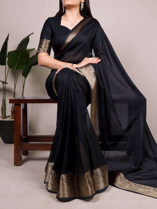 Mass Mello Zari Weaving Saree