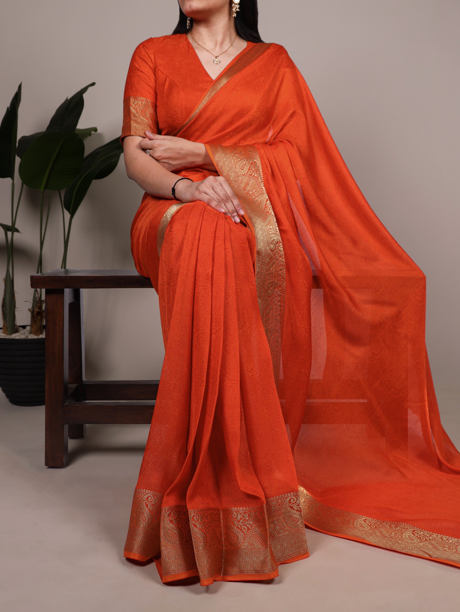 Mass Mello Zari Weaving Saree