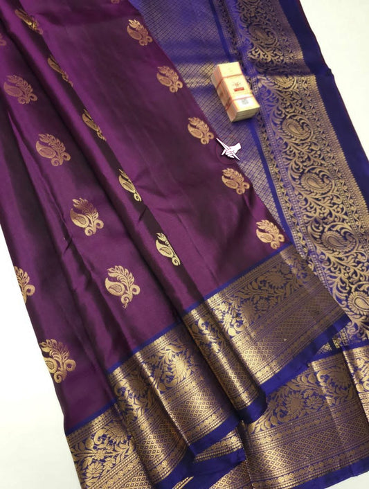 Traditional Style Zari Work Saree In Soft Silk Fabric | Premium Collection