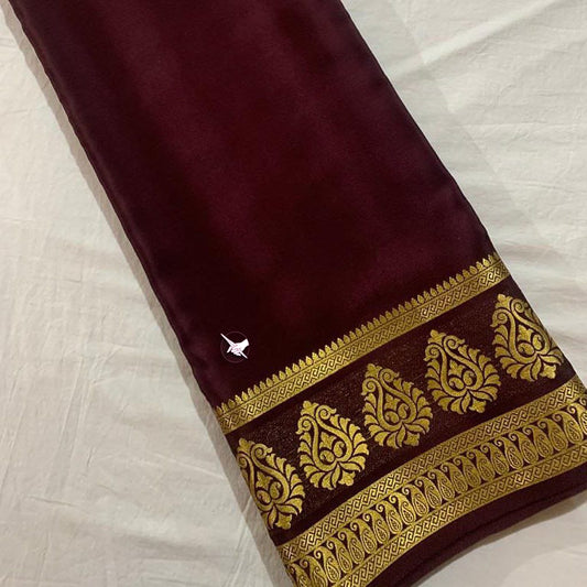 Luxurious Zari Woven Mysore Silk Saree For Special Occasions | Premium Collection