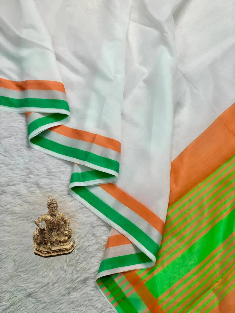 Independence Day Special Semi Cotton Saree