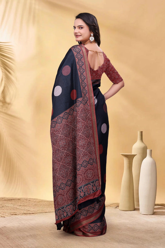 BEAUTIFULLY CRAFTED MAL COTTON BLACK