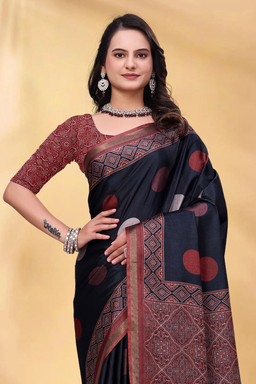 BEAUTIFULLY CRAFTED MAL COTTON BLACK