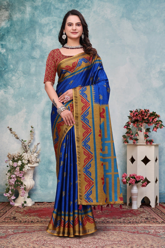 BEAUTIFULLY CRAFTED MAL COTTON BLUE