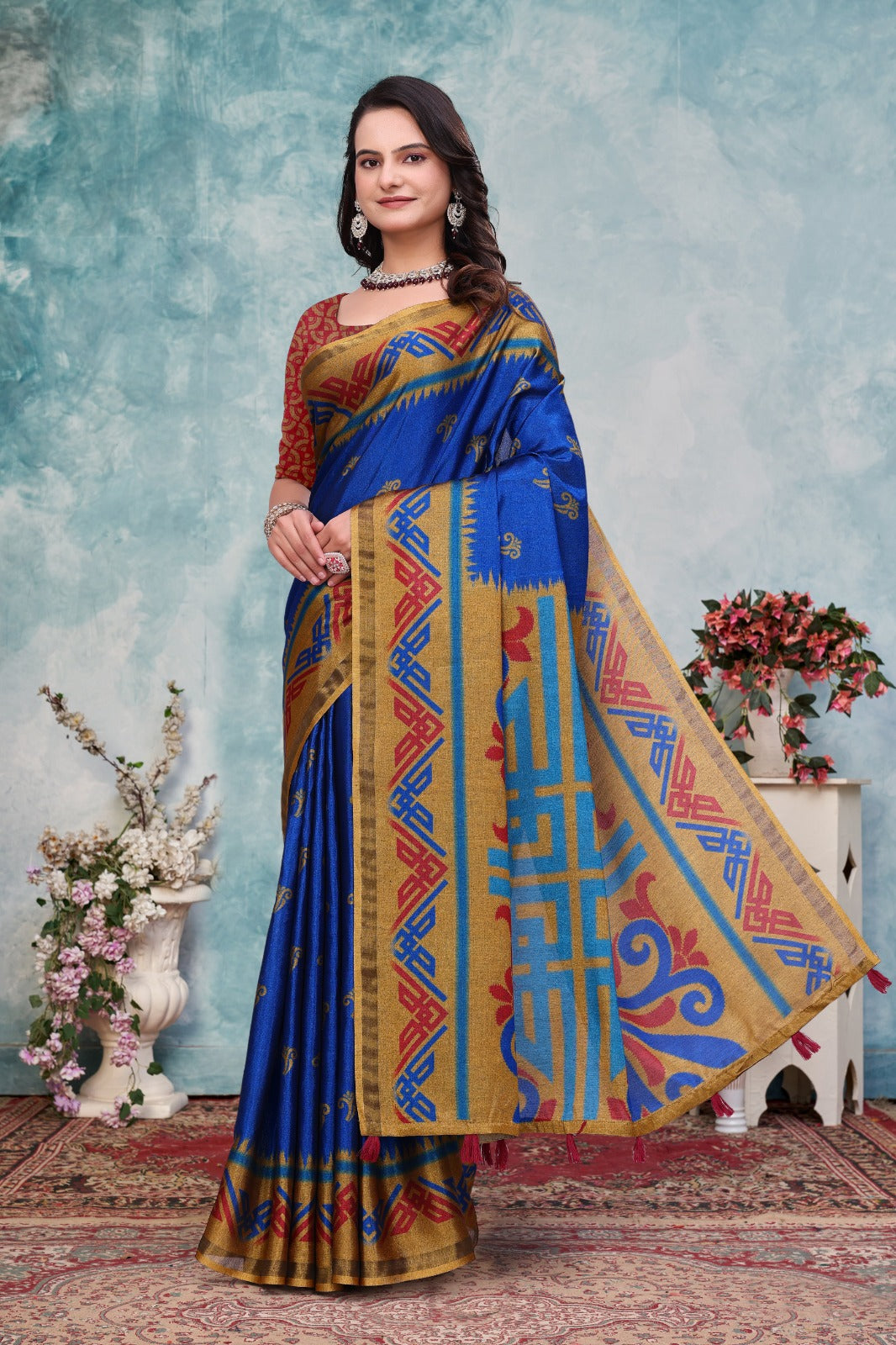 BEAUTIFULLY CRAFTED MAL COTTON BLUE