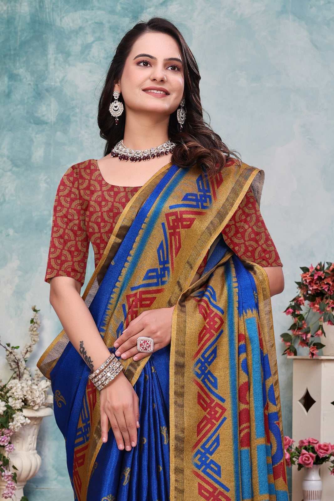 BEAUTIFULLY CRAFTED MAL COTTON BLUE