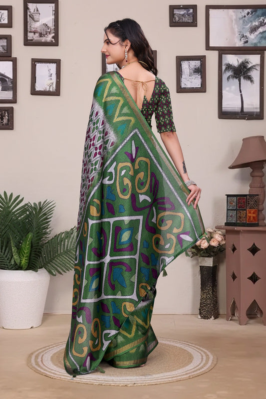 BEAUTIFULLY CRAFTED MAL COTTON GREEN