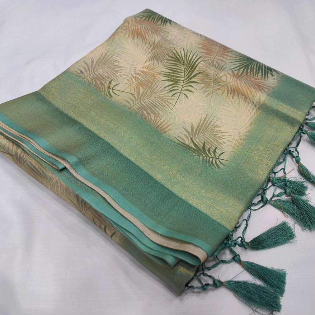 Exclusive Digital Design Soft Silk Saree For Events | Premium Collection