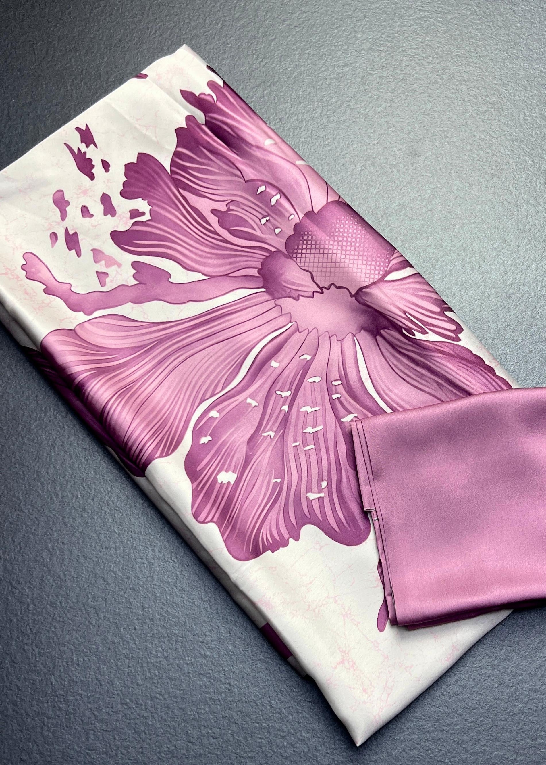 Flower Bloom Japan Satin Saree