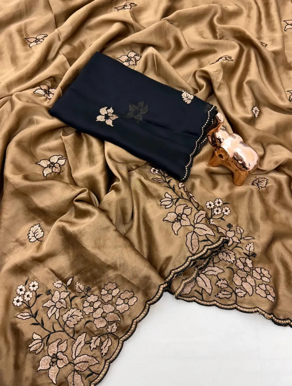 Rangoli Silk Floral Zari & Thread Work Saree with C Pallu