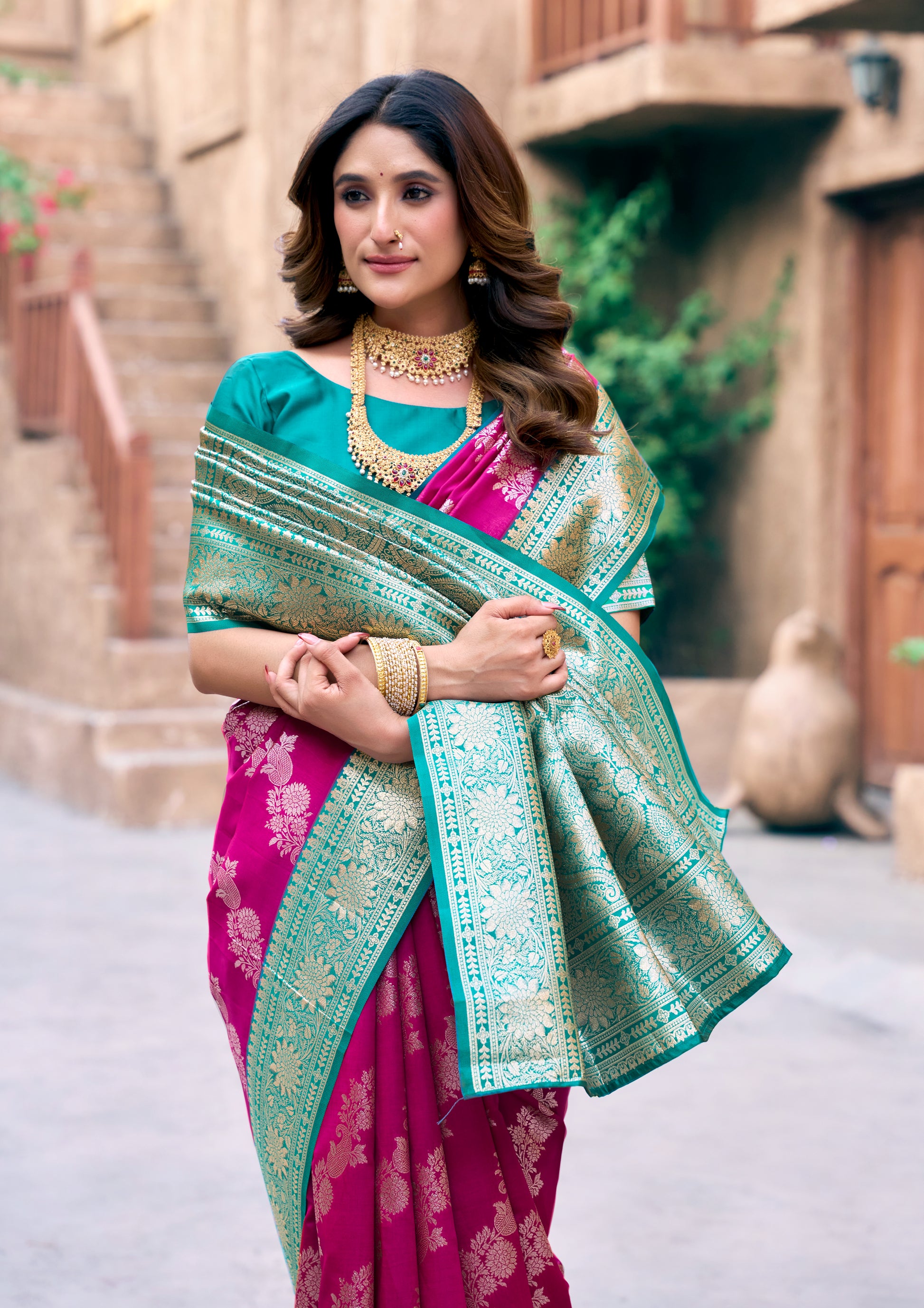 Kanjivaram Silk Saree by Sanskriti— Feel the Luxury, Wear the Legacy
