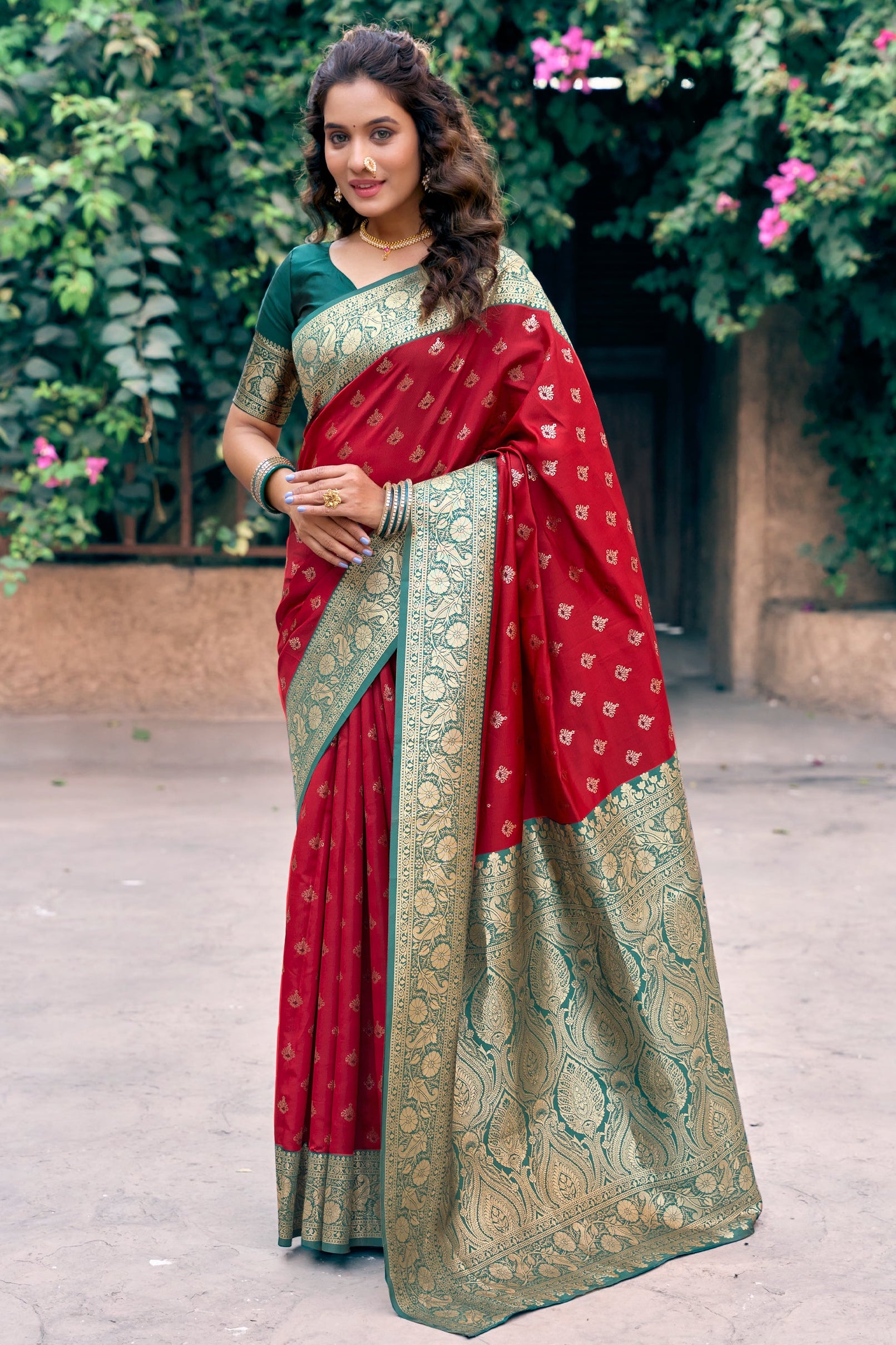 Kanjivaram Silk Saree by Sanskriti— Feel the Luxury, Wear the Legacy