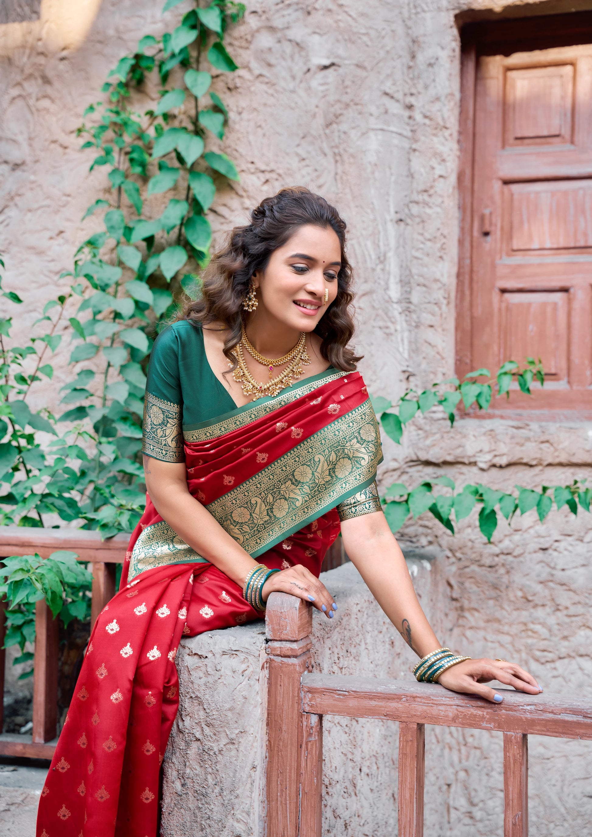 Kanjivaram Silk Saree by Sanskriti— Feel the Luxury, Wear the Legacy