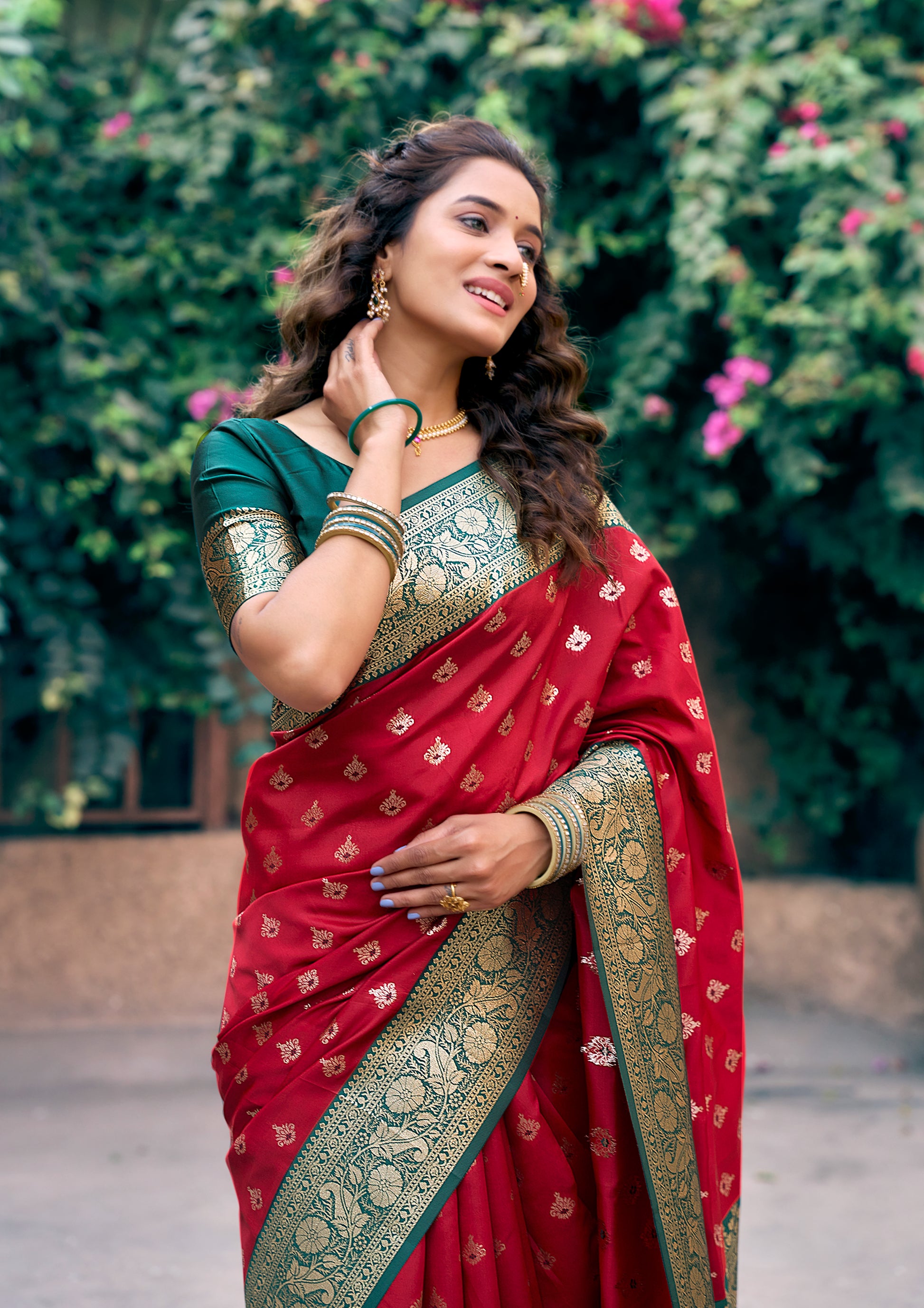 Kanjivaram Silk Saree by Sanskriti— Feel the Luxury, Wear the Legacy