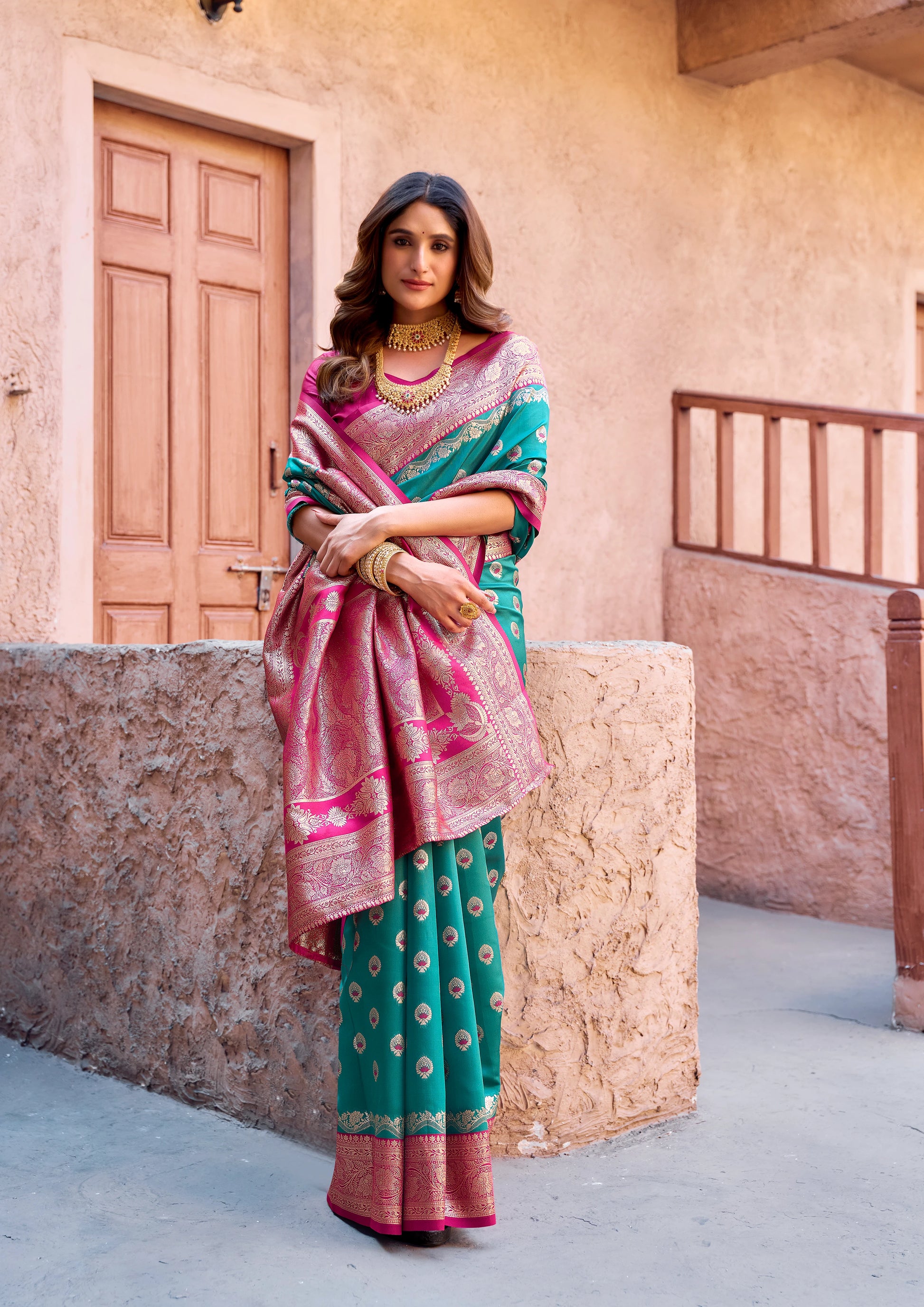 Kanjivaram Silk Saree by Sanskriti— Feel the Luxury, Wear the Legacy