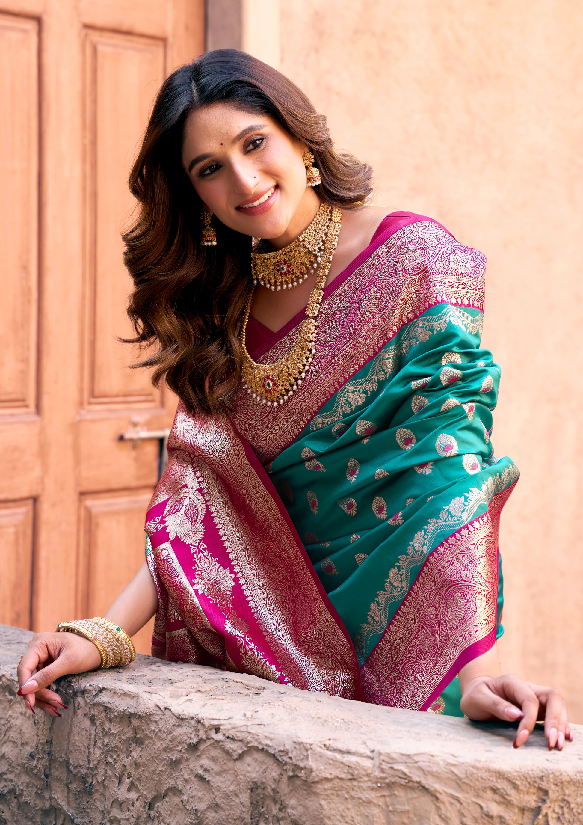 Kanjivaram Silk Saree by Sanskriti— Feel the Luxury, Wear the Legacy