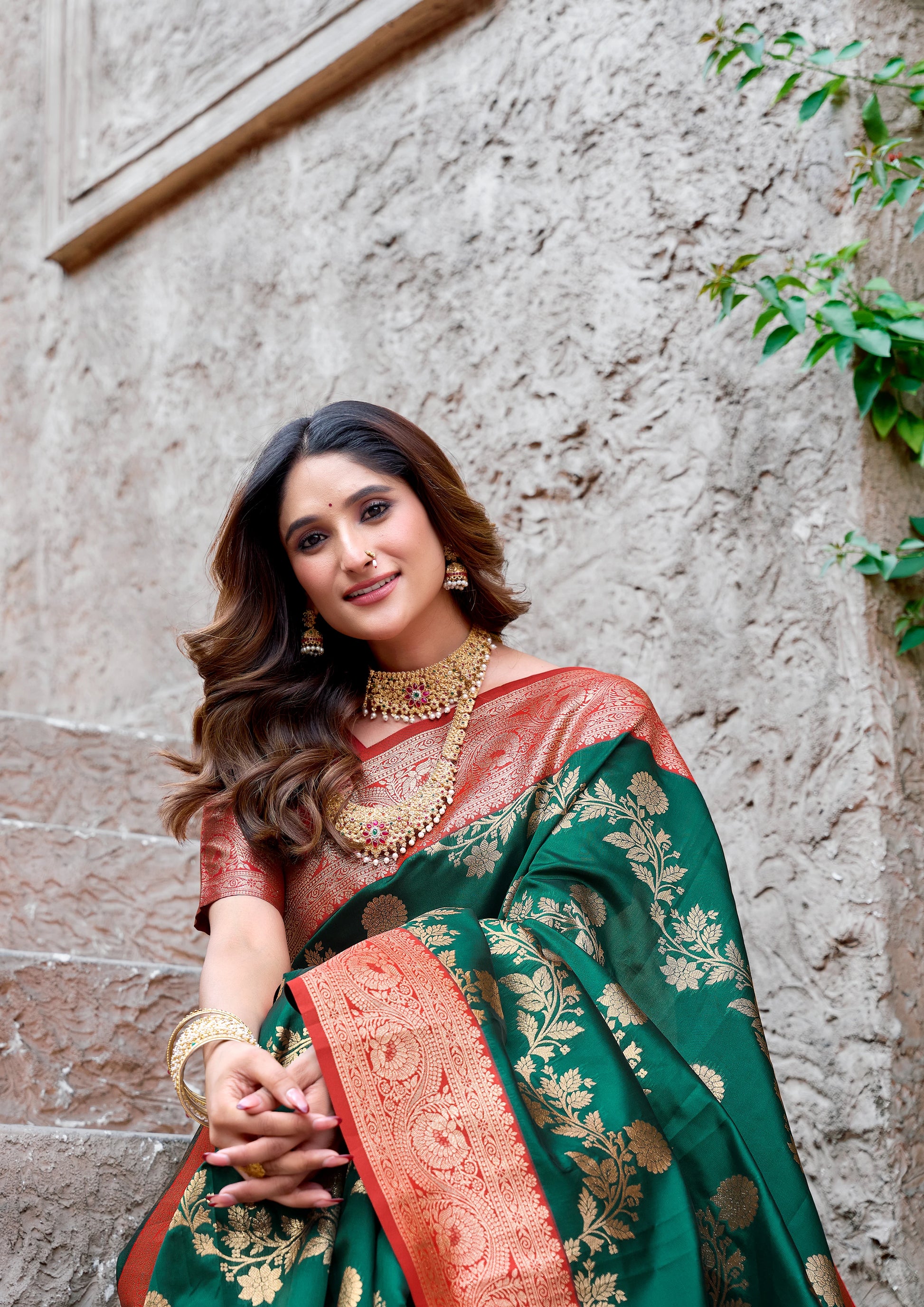 Kanjivaram Silk Saree by Sanskriti— Feel the Luxury, Wear the Legacy