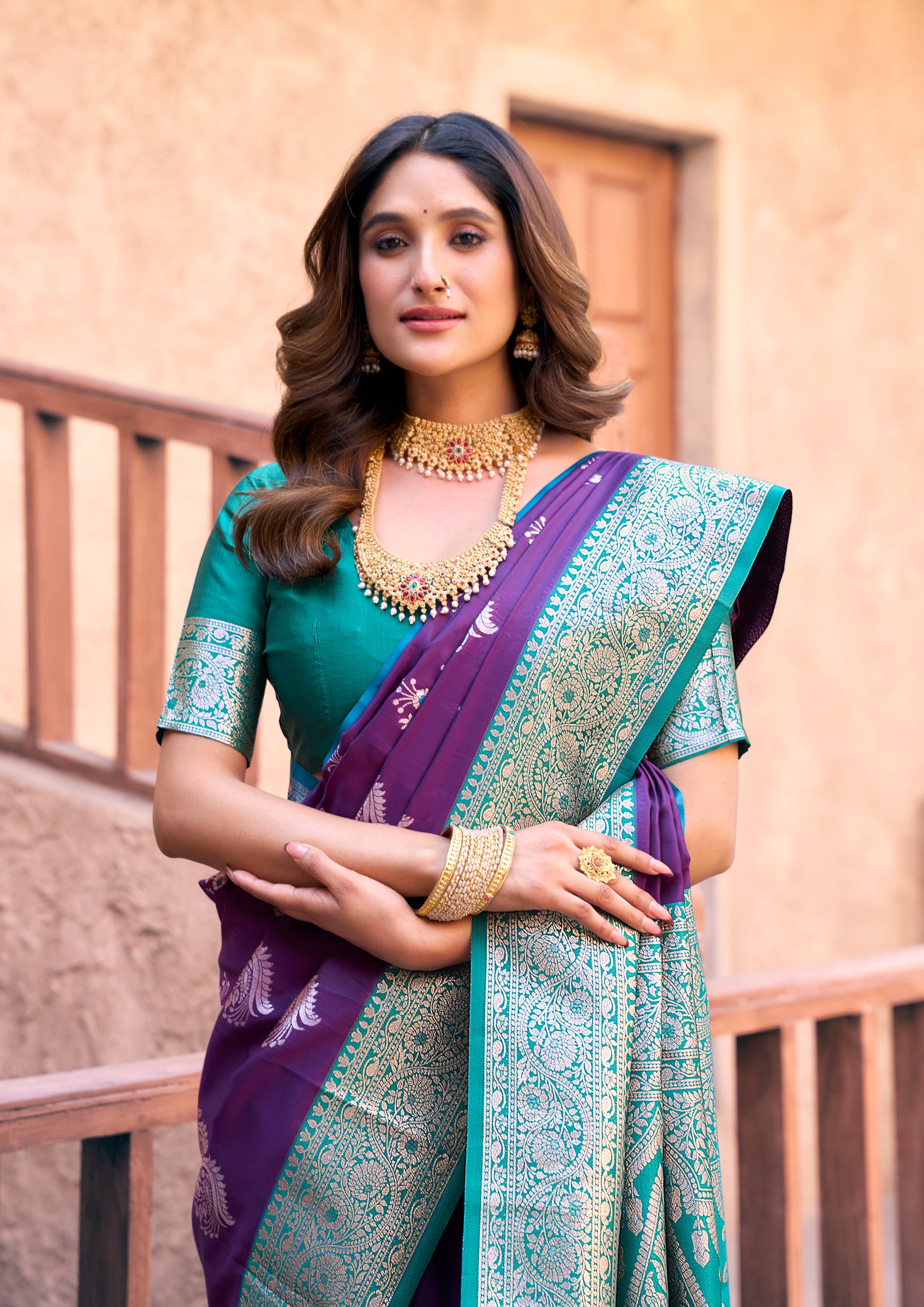 Kanjivaram Silk Saree by Sanskriti— Feel the Luxury, Wear the Legacy