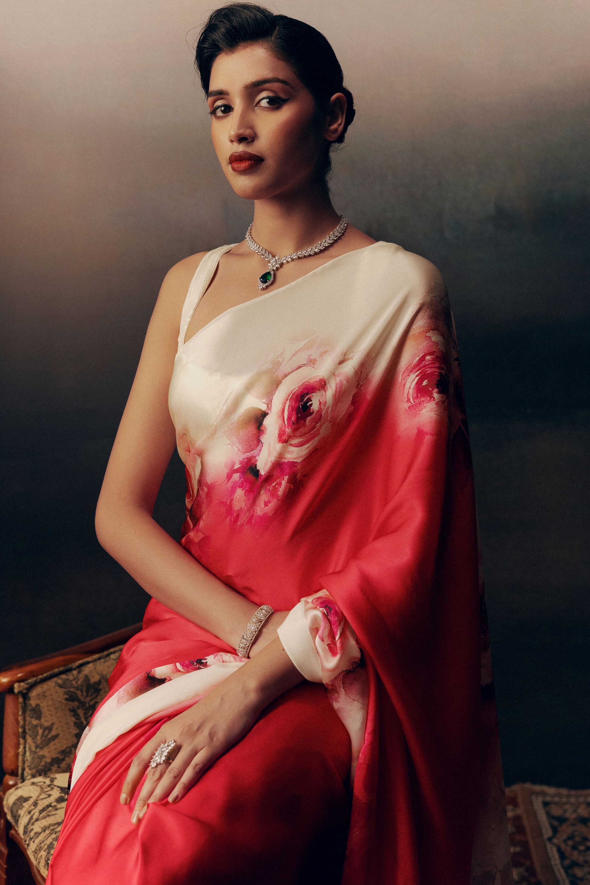Buy Sonia Rani Pink Satin Silk Saree | Premvastra | Premium Collection