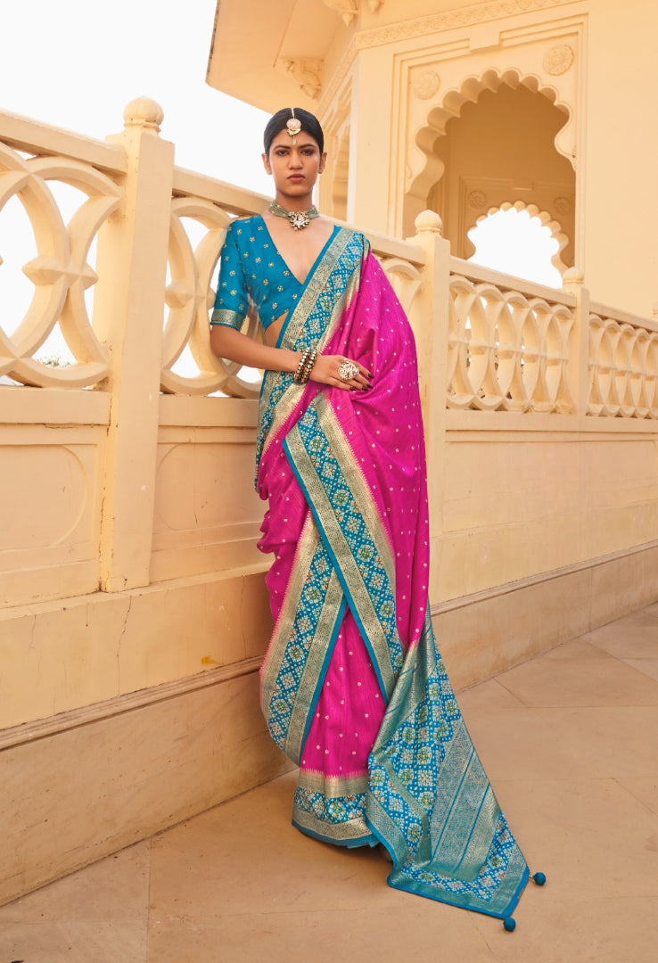 Mercerize Sigma Silk Saree with Sambalpuri Pallu