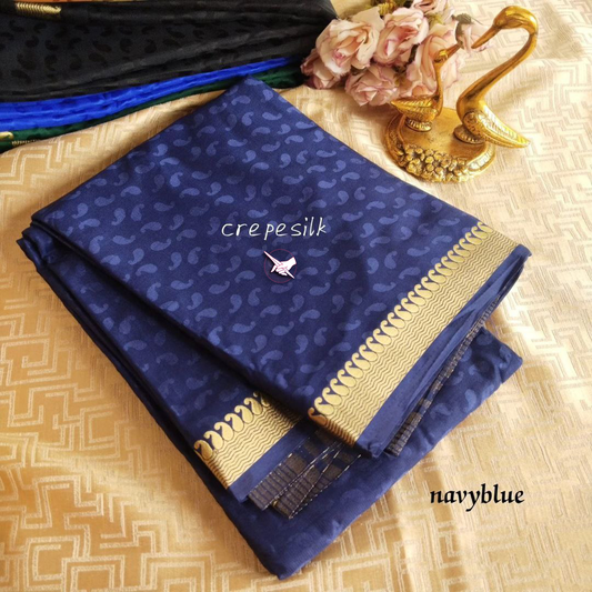 Premium Mysore Silk Saree With Traditional Weaving Border | Premium Collection