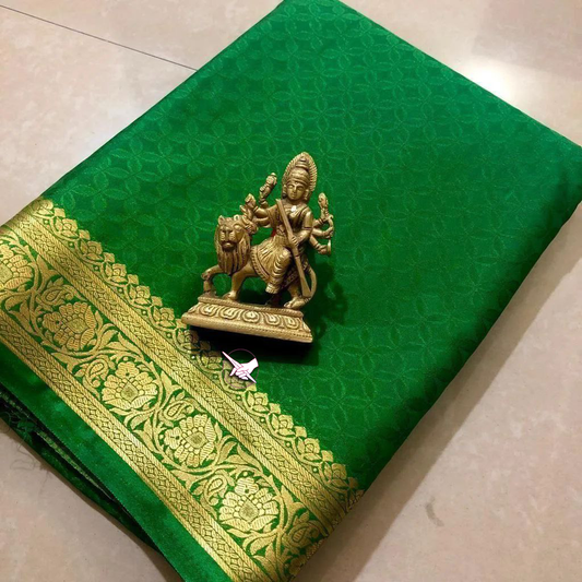 Wedding Ready Mysore Silk Saree With Elegant Border Work | Premium Collection