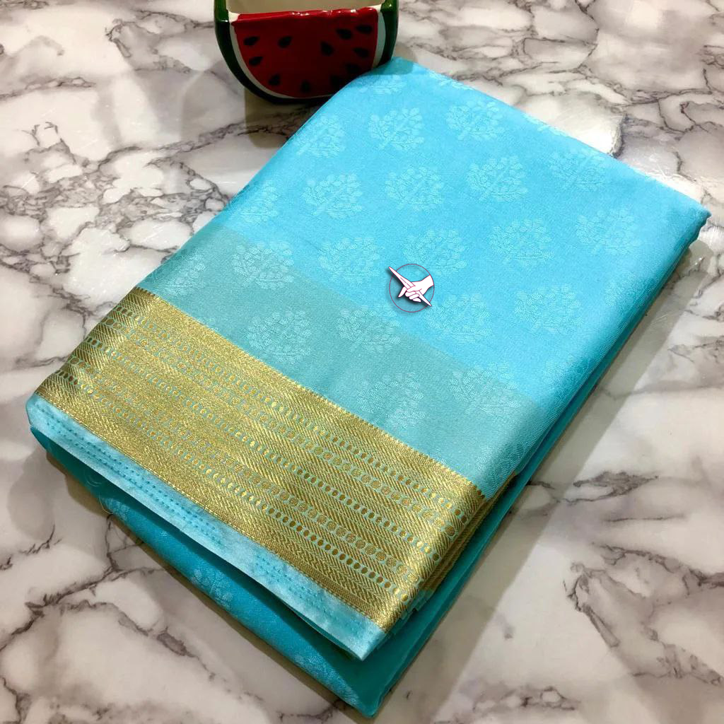 Vibrant Color Plain Silk Saree With Traditional Border | Premium Collection