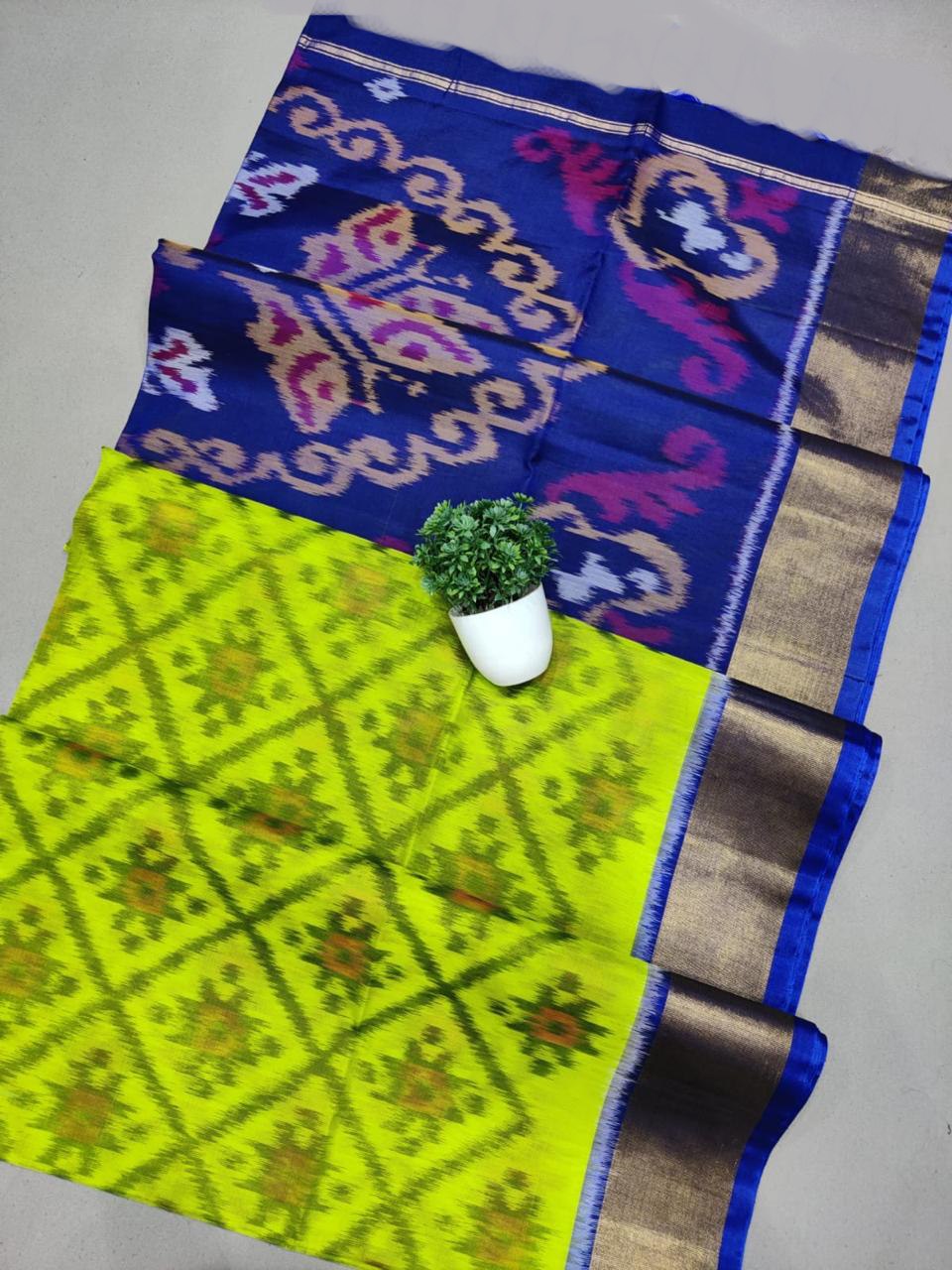 Classic Pochampally Ikkat Silk Saree For Ethnic Celebrations | Premium Collection