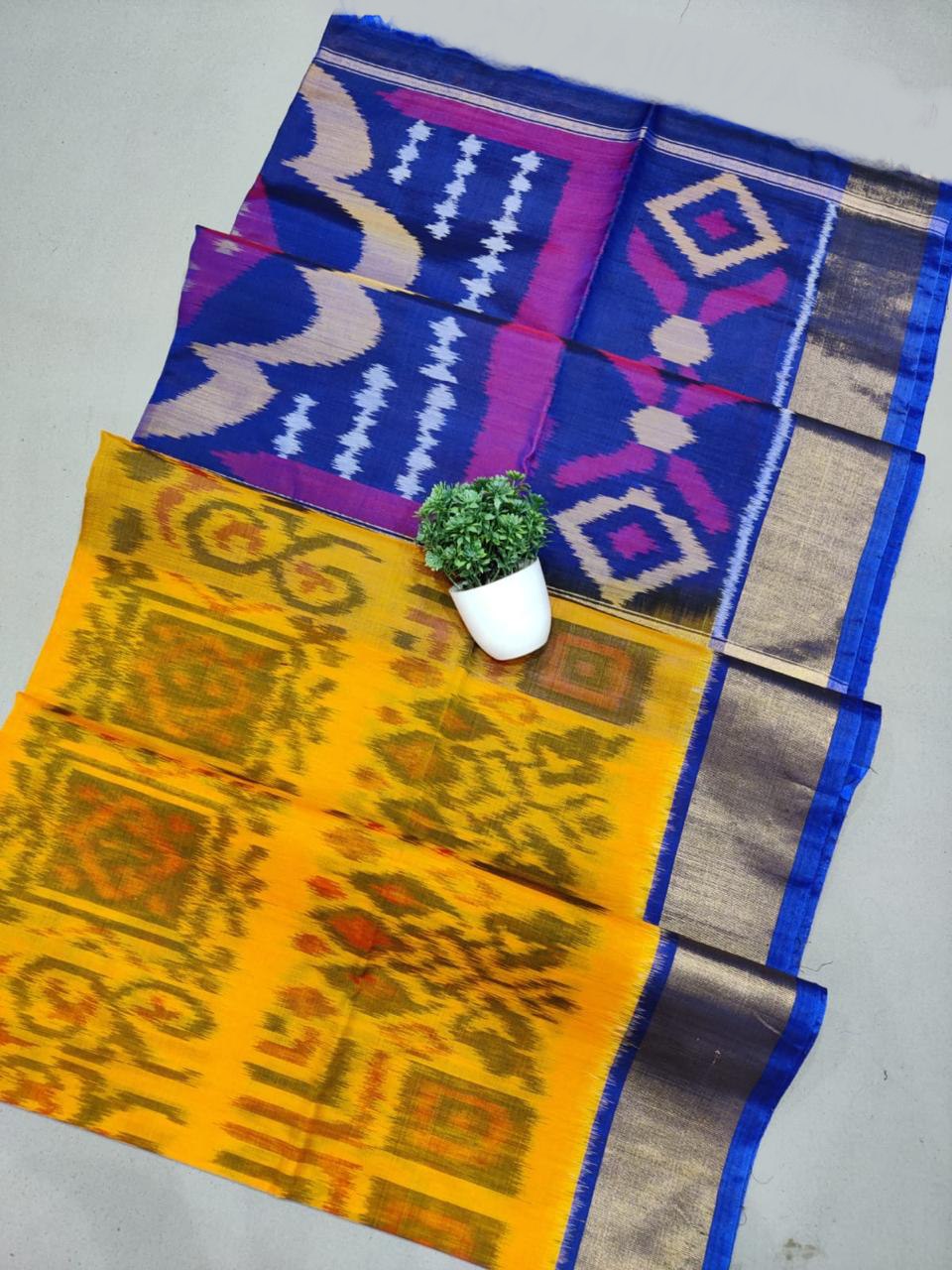 Timeless Festive Soft Silk Saree With Pochampally Print | Premium Collection