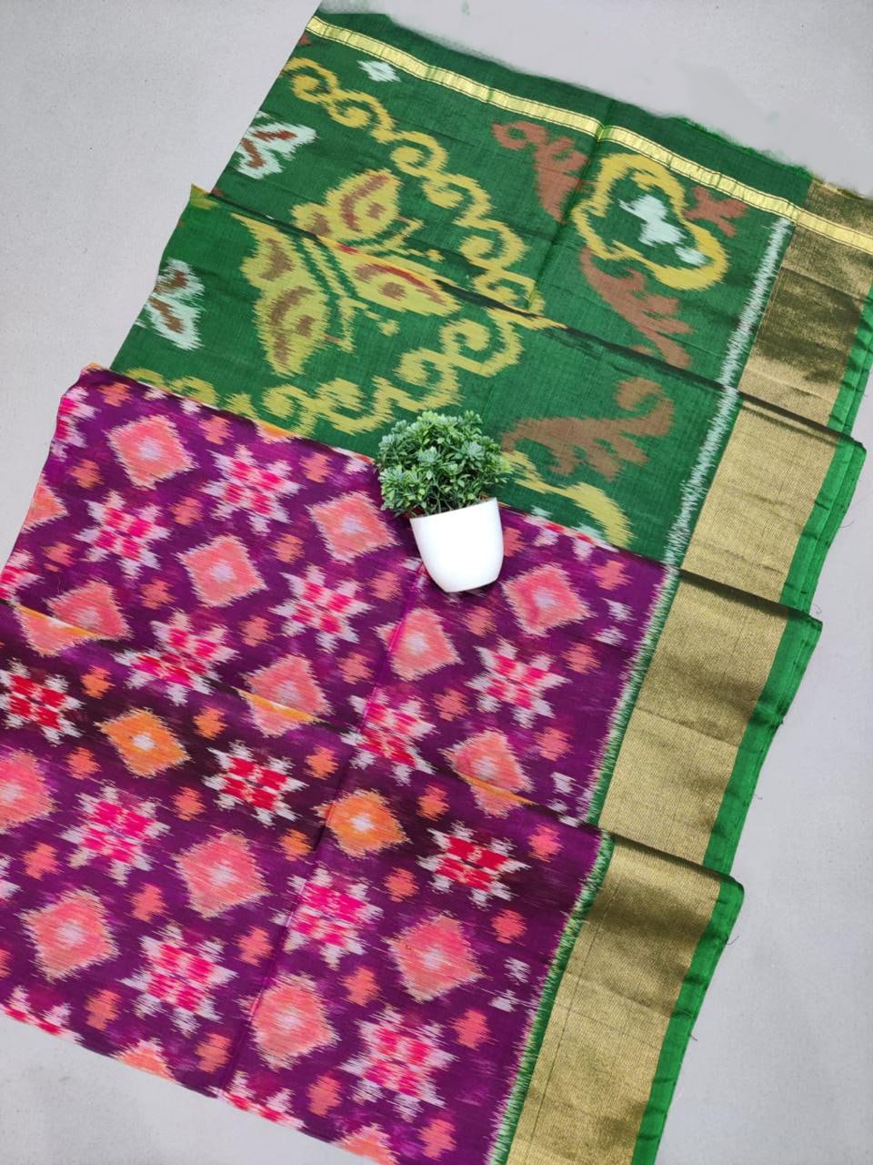 Majestic Festival Ready Pochampally Silk Saree With Ikkat Design | Premium Collection