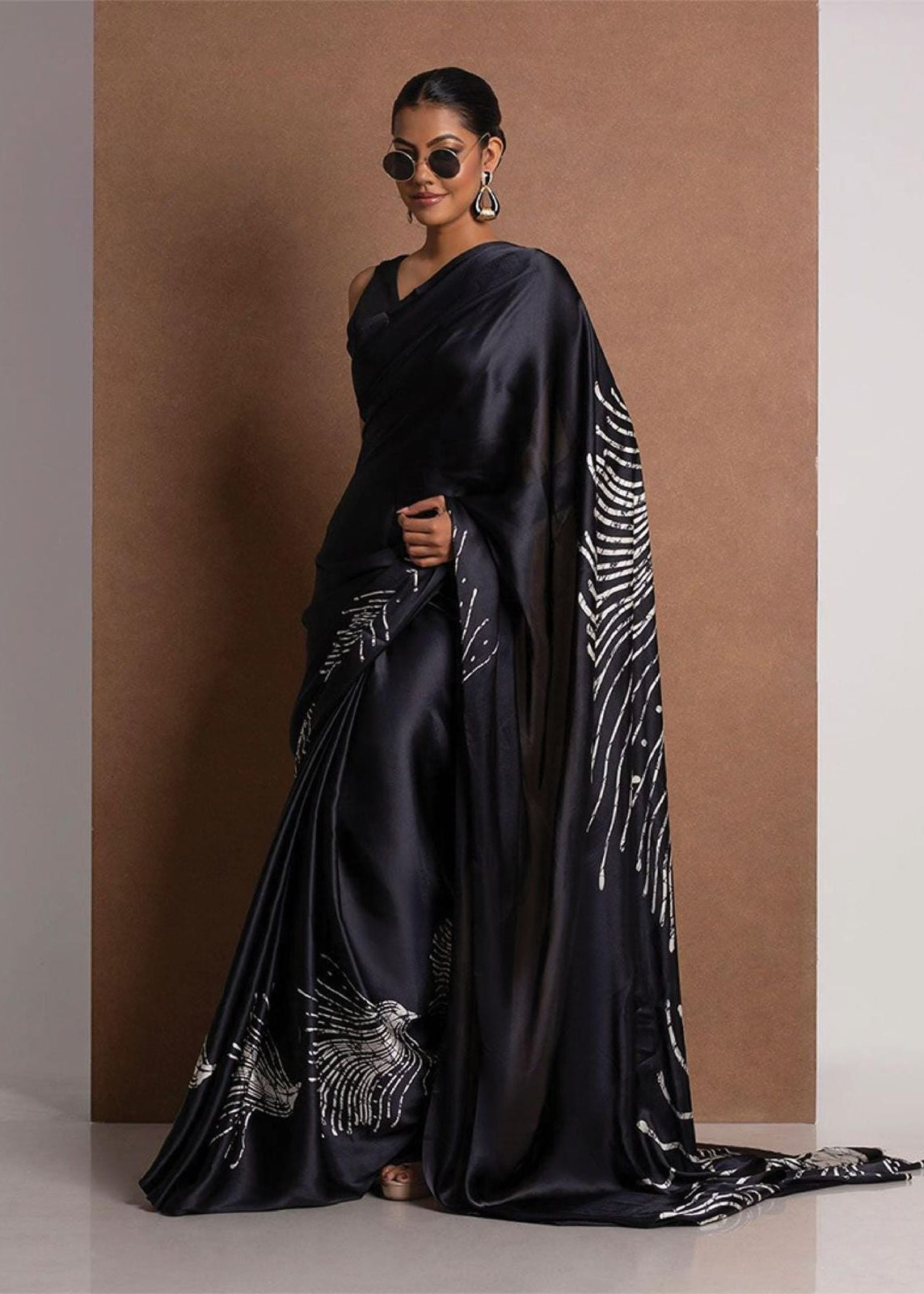 Premium Lehar Satin Designer Saree