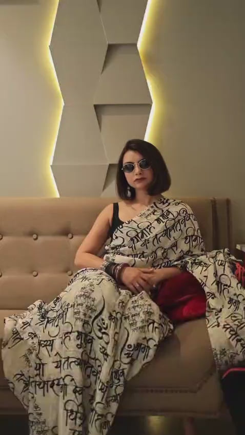 Japan Satin Devsena Digital Print Saree
