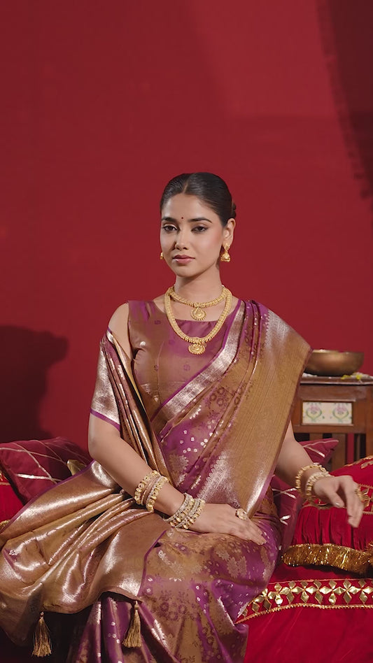 Jacquard Zari Weaving Soft Silk Saree